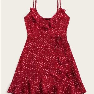 New red short Dress is size XL but runs size Large